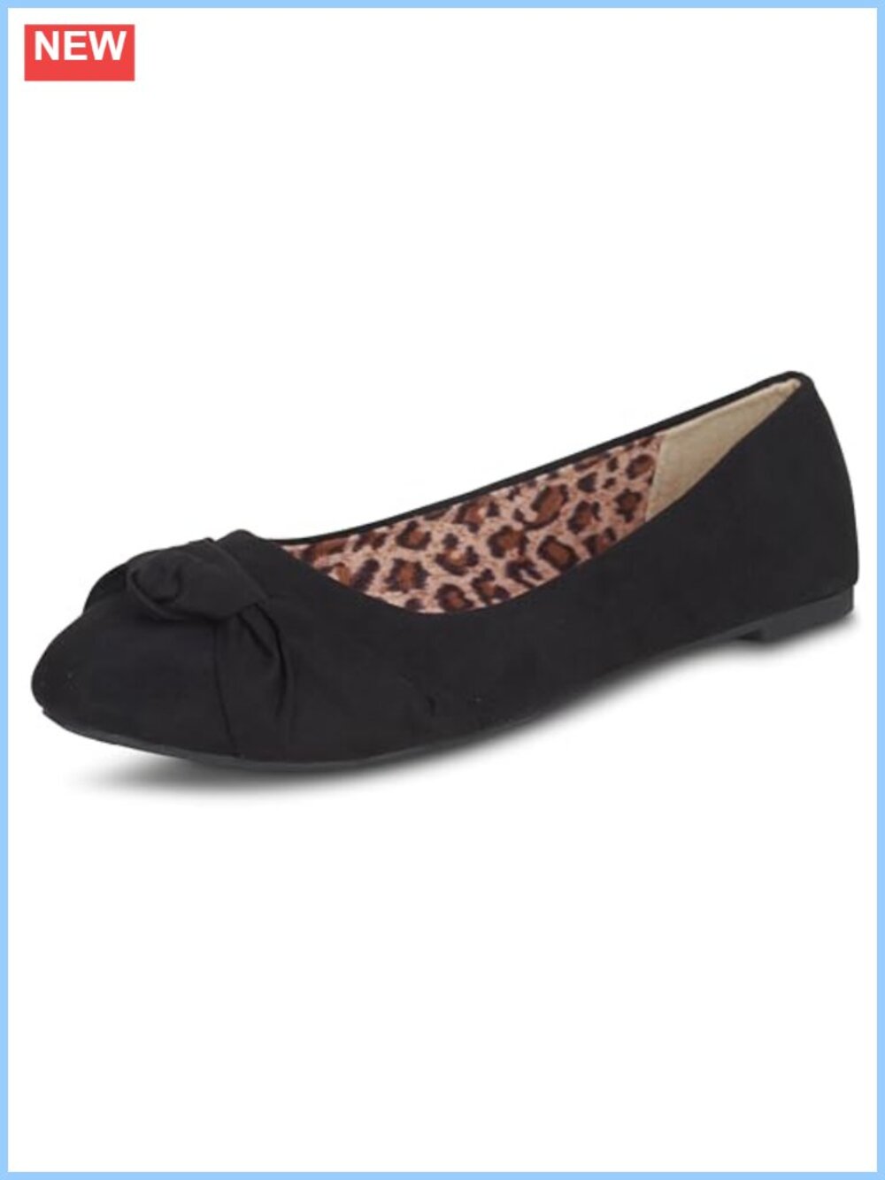 Faux Suede Ballet Flats Round Toe Slip-On Women's Shoes